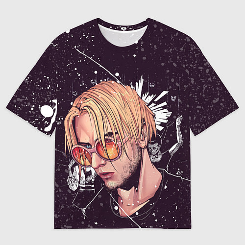 Мужская футболка оверсайз PYROKINESIS / 3D-принт – фото 1