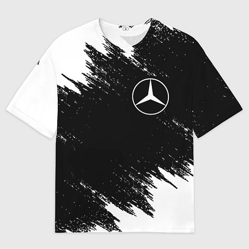 Мужская футболка оверсайз MERCEDES / 3D-принт – фото 1