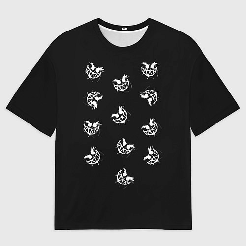 Мужская футболка оверсайз Pyrokinesis / 3D-принт – фото 1