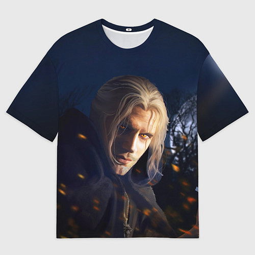 Мужская футболка оверсайз ВЕДЬМАК / 3D-принт – фото 1