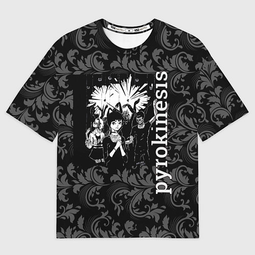 Мужская футболка оверсайз Pyrokinesis / 3D-принт – фото 1
