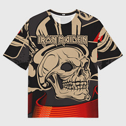 Футболка оверсайз мужская Iron Maiden, цвет: 3D-принт