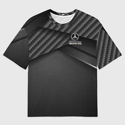 Футболка оверсайз мужская Mercedes-AMG, цвет: 3D-принт