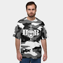 Футболка оверсайз мужская Пограничные Войска, цвет: 3D-принт — фото 2