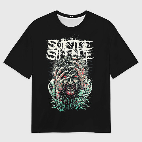 Мужская футболка оверсайз Suicide silence / 3D-принт – фото 1