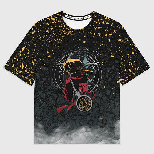 Мужская футболка оверсайз Стальной алхимик / 3D-принт – фото 1