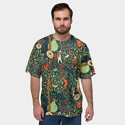 Футболка оверсайз мужская Abstraction Pattern, цвет: 3D-принт — фото 2