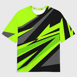 Футболка оверсайз мужская Форма для фитнеса, цвет: 3D-принт