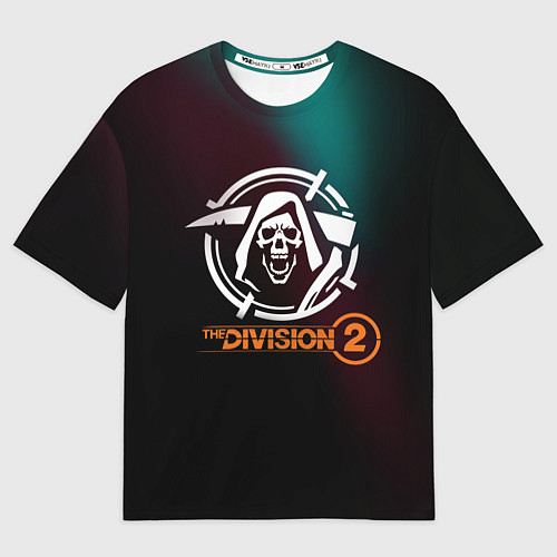 Мужская футболка оверсайз The Division 2 Logo / 3D-принт – фото 1