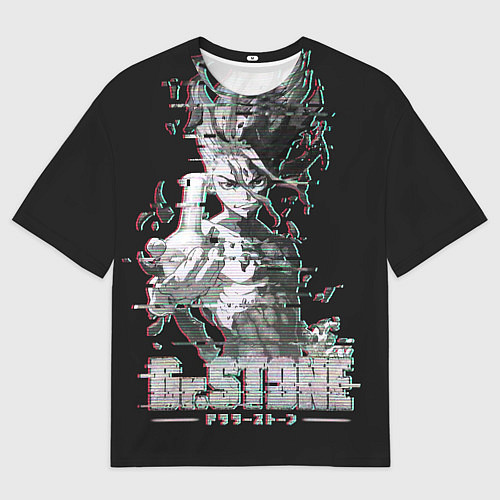 Мужская футболка оверсайз Доктор Стоун / 3D-принт – фото 1