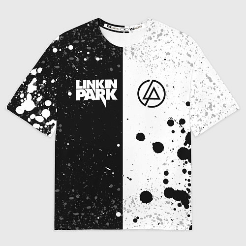 Мужская футболка оверсайз LINKIN PARK / 3D-принт – фото 1
