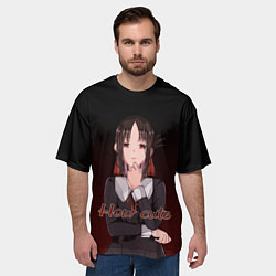 Футболка оверсайз мужская Kaguya - How cute, цвет: 3D-принт — фото 2