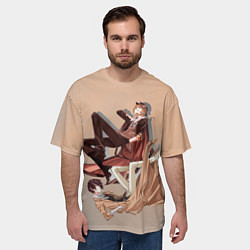 Футболка оверсайз мужская Дазай и Чуя, цвет: 3D-принт — фото 2