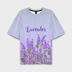 Мужская футболка оверсайз Lavander