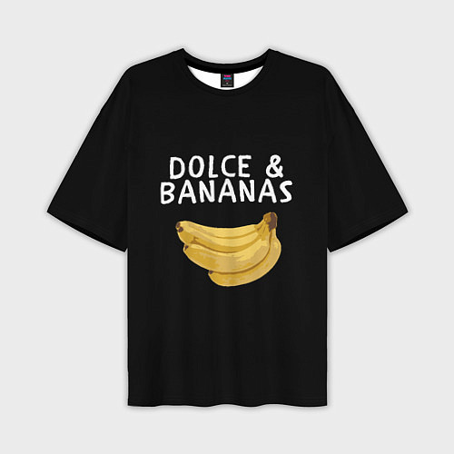 Мужская футболка оверсайз Dolce and Bananas / 3D-принт – фото 1