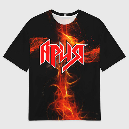 Мужская футболка оверсайз Ария / 3D-принт – фото 1