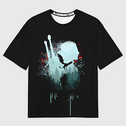 Мужская футболка оверсайз ВЕДЬМАК