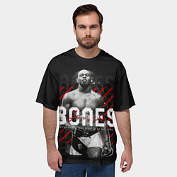 Футболка оверсайз мужская Bones Jones, цвет: 3D-принт — фото 2