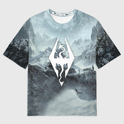 Мужская футболка оверсайз THE ELDER SCROLLS
