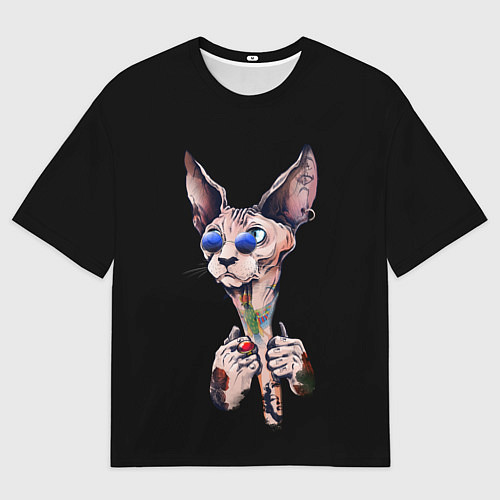 Мужская футболка оверсайз Сфинкс / 3D-принт – фото 1