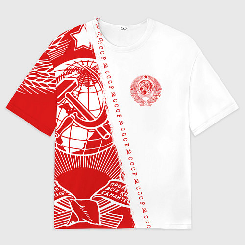 Мужская футболка оверсайз СССР / 3D-принт – фото 1