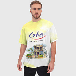 Футболка оверсайз мужская Куба, цвет: 3D-принт — фото 2