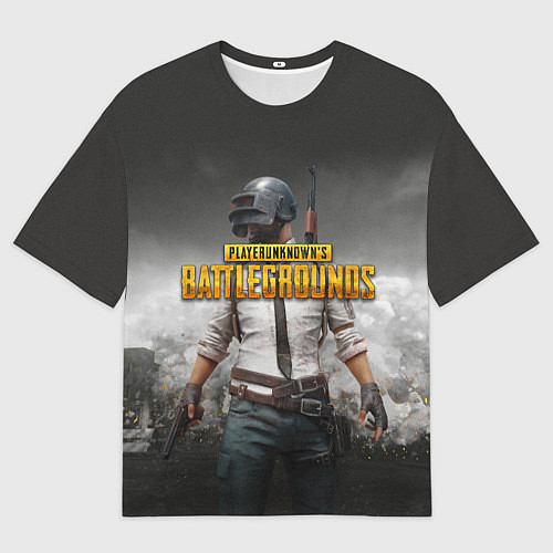 Мужская футболка оверсайз PUBG / 3D-принт – фото 1