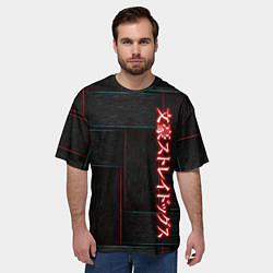 Футболка оверсайз мужская Bungou Stray Dogs, цвет: 3D-принт — фото 2