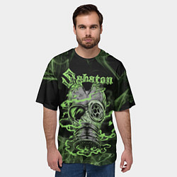 Футболка оверсайз мужская Toxic Sabaton, цвет: 3D-принт — фото 2