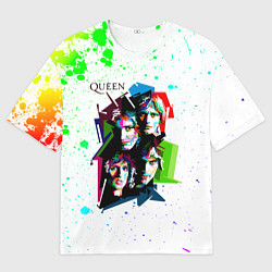 Футболка оверсайз мужская Queen, цвет: 3D-принт