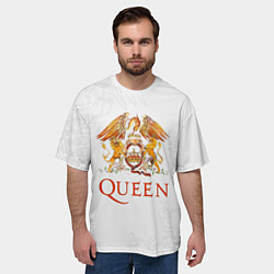 Футболка оверсайз мужская Queen, цвет: 3D-принт — фото 2