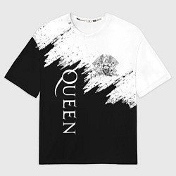 Футболка оверсайз мужская QUEEN, цвет: 3D-принт