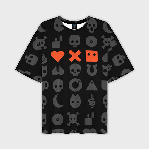 Мужская футболка оверсайз LOVE DEATH ROBOTS LDR / 3D-принт – фото 1