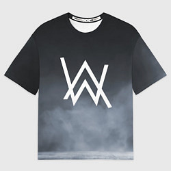 Футболка оверсайз мужская Alan Walker, цвет: 3D-принт