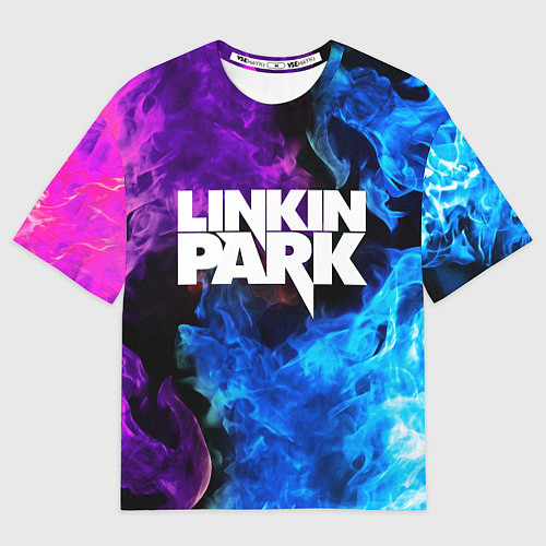 Мужская футболка оверсайз LINKIN PARK / 3D-принт – фото 1