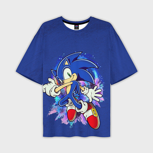 Мужская футболка оверсайз Sonic / 3D-принт – фото 1