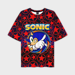 Футболка оверсайз мужская Sonic, цвет: 3D-принт
