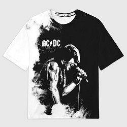 Футболка оверсайз мужская ACDC, цвет: 3D-принт