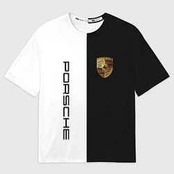 Мужская футболка оверсайз PORSCHE