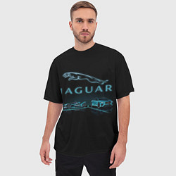 Футболка оверсайз мужская Jaguar, цвет: 3D-принт — фото 2