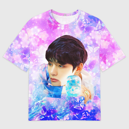 Мужская футболка оверсайз БТС 2020 Season Greeting Ви V / 3D-принт – фото 1