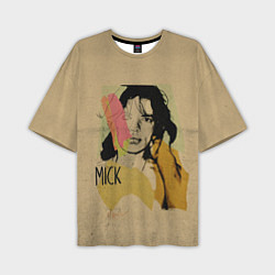 Футболка оверсайз мужская MICK JAGGER, цвет: 3D-принт