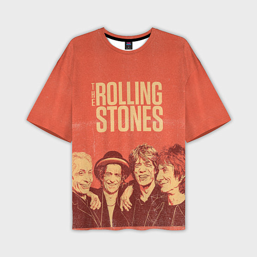 Мужская футболка оверсайз The Rolling Stones / 3D-принт – фото 1