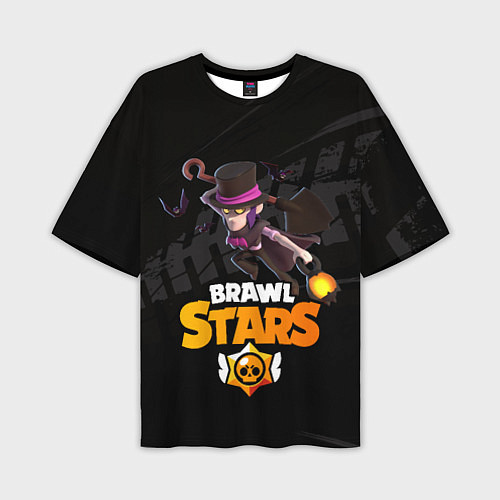 Мужская футболка оверсайз Brawl stars Mortis Мортис / 3D-принт – фото 1