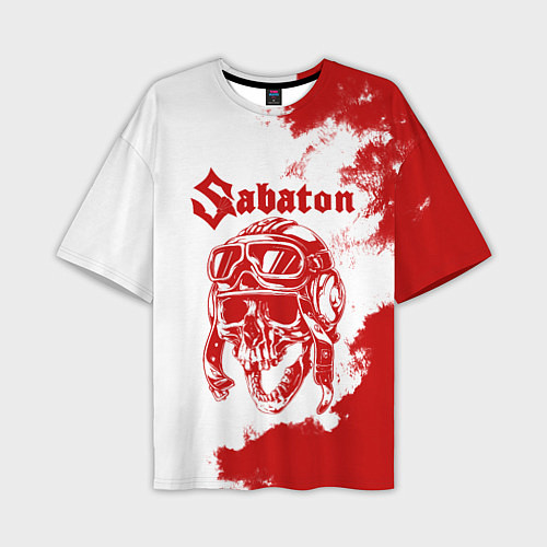 Мужская футболка оверсайз Sabaton / 3D-принт – фото 1