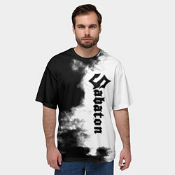 Футболка оверсайз мужская Sabaton, цвет: 3D-принт — фото 2