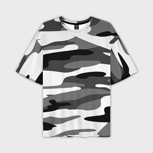Мужская футболка оверсайз Камуфляж Sabaton без лого / 3D-принт – фото 1