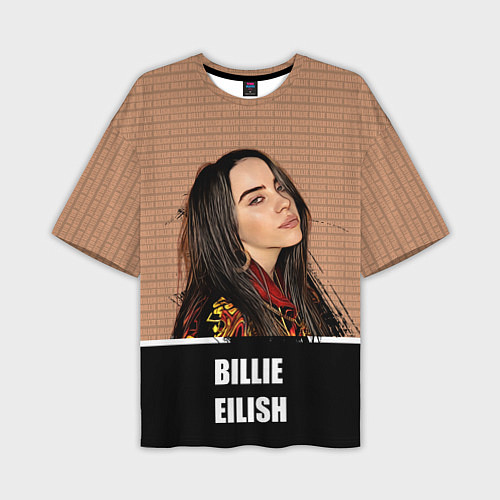 Мужская футболка оверсайз Billie Eilish / 3D-принт – фото 1