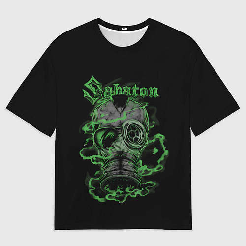 Мужская футболка оверсайз SABATON / 3D-принт – фото 1