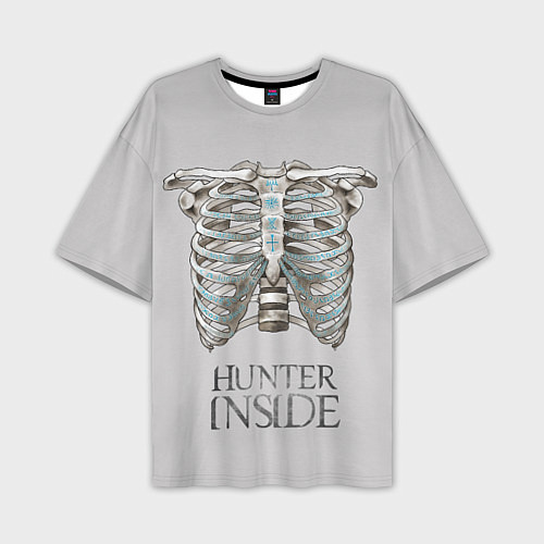 Мужская футболка оверсайз Supernatural Hunter Inside / 3D-принт – фото 1